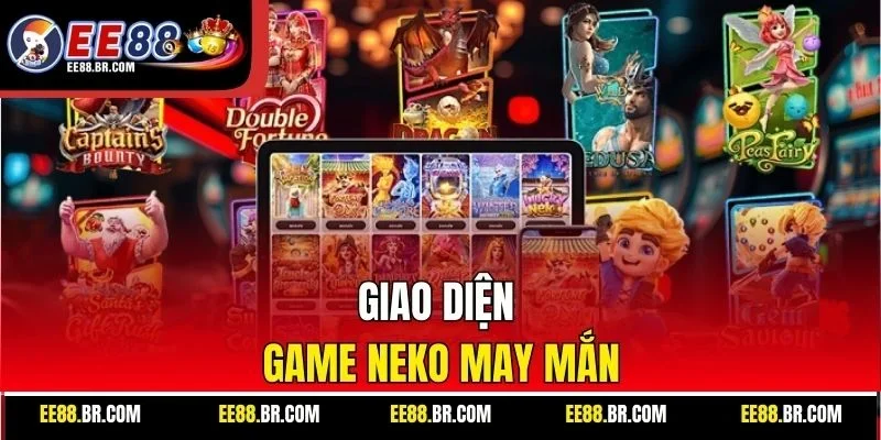 Giao diện game Neko may mắn