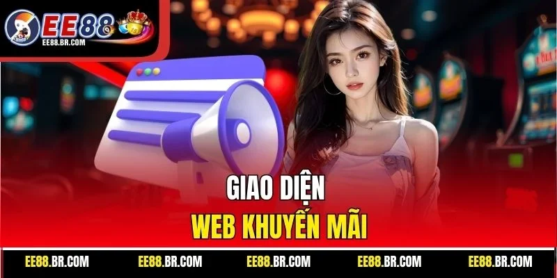 Giao diện web khuyến mãi